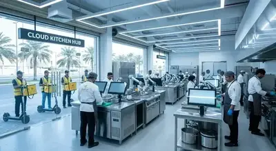 المطابخ السحابية (Cloud Kitchens) في السعودية: هل هي استثمار مربح في 2026؟