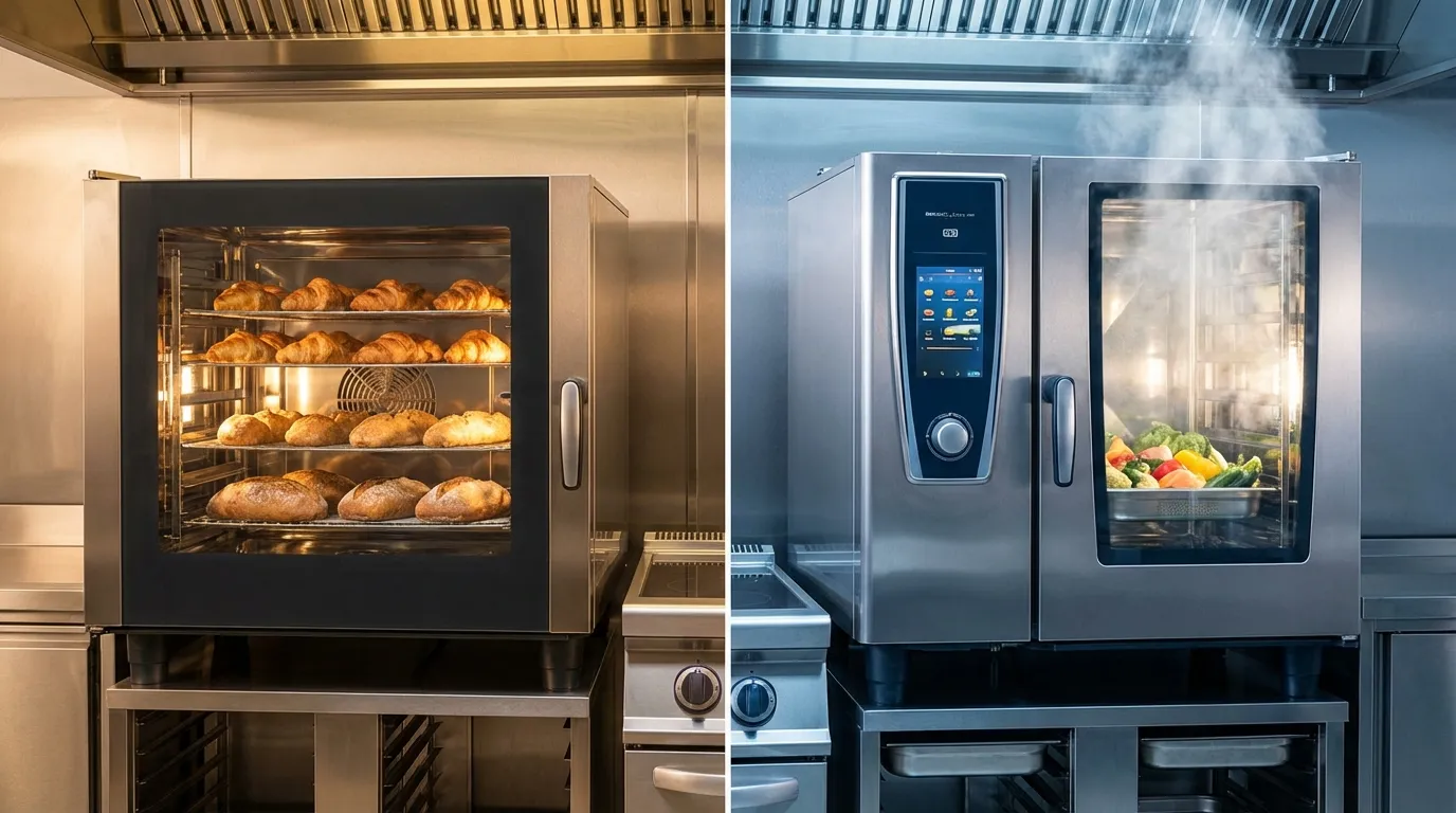 الفرق بين أفران الكونفكشن وأفران الكومبي: أيهما أنسب لمطعمك؟
