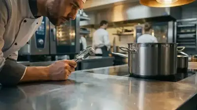 كيف تفرق بين الستانلس ستيل الأصلي (304) والمقلد (201) في معدات مطبخك؟